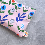 Fairytale Flowers on Pink Cotton Weighted Eye Pillow