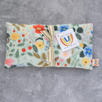 Strawberry Fields Mint Green Cotton Weighted Eye Pillow