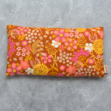 Dragonfly Floral Summer in Caramel Weighted Eye Pillow