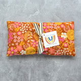Dragonfly Floral Summer in Caramel Weighted Eye Pillow