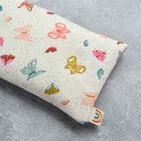 Butterfly Field in Cream Weighted Eye Pillow