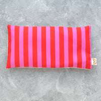 Oversized Eye Pillow - Deep Pink Cabana Stripe
