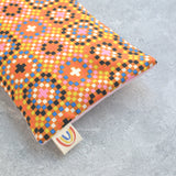 Oversized Eye Pillow in Granny Squares Cotton