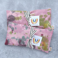 Upcycled Wildflower Tie Dye Oversized Eye Pillow