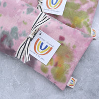 Upcycled Wildflower Tie Dye Oversized Eye Pillow