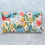 Garden Party Blue Canvas Weighted Eye Pillow