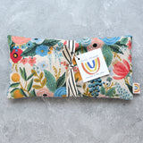 Garden Party Blue Canvas Weighted Eye Pillow