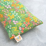 Green Floral Garden Weighted Eye Pillow