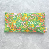 Green Floral Garden Weighted Eye Pillow