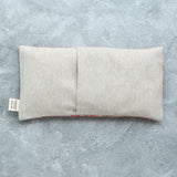 Giant Strawberries on Pink Canvas Weighted Eye Pillow