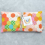 Hexagon Garden Verdant Cotton Weighted Eye Pillow