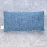 Blue Granny Squares Cotton Weighted Eye Pillow