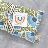 Blue Garden Coneflower Weighted Eye Pillow