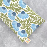 Blue Garden Coneflower Weighted Eye Pillow