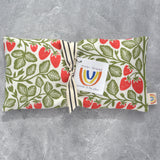 Garden Strawberry Cotton Weighted Eye Pillow