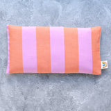 Pink and Orange Cabana Stripe Weighted Eye Pillow