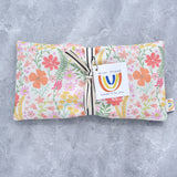 Summer Beach Floral in White Weighted Eye Pillow