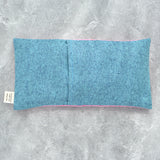 Hot Pink Paint Splatter Linen Weighted Eye Pillow