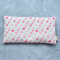 Love Letters in Pink Weighted Eye Pillow