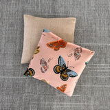 Gilded Butterflies Pink Cotton Lavender Sachet Bundle