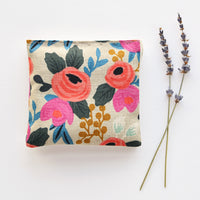 Lavender Sachets in Rosa Floral Canvas - Set of 2