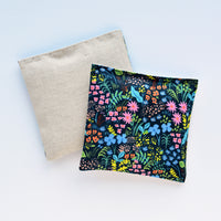 Meadow Tapestry in Black Cotton Lavender Sachet Bundle