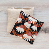Organic Lavender Sachets in Terracotta Floral - Set of 2