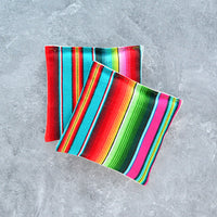 Lavender Sachet Bundle in Neon Rainbow Serape Cotton