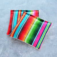 Lavender Sachet Bundle in Neon Rainbow Serape Cotton