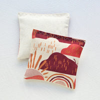 Hilltop in Rust Canvas Organic Lavender Sachet Bundle