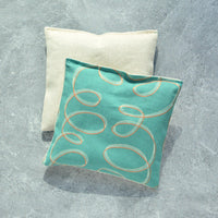 Ribbon Swirls in Soft Aqua Lavender Sachet Bundle