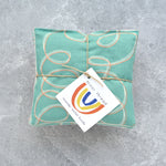 Ribbon Swirls in Soft Aqua Lavender Sachet Bundle