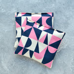 Building Blocks in Navy and Fuchsia Lavender Sachet Bundle