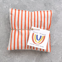 Painted Lines in Summer Orange Lavender Sachet Bundle