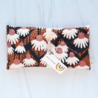 Oversized Eye Pillow in Coneflower - Terracotta