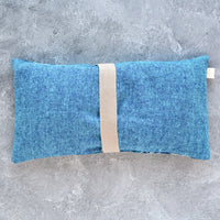 Fern Dell in Azure & Gold Oversized Eye Pillow