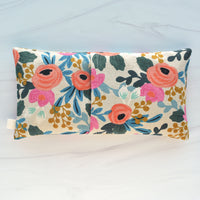 Oversized Eye Pillow in Rosa Floral Pink Canvas