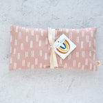 Rose Dash Linen Oversized Eye Pillow