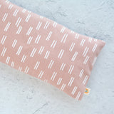 Rose Dash Linen Oversized Eye Pillow
