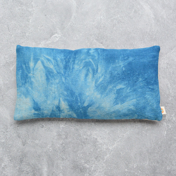 Indigo Dyed Linen Oversized Eye Pillow