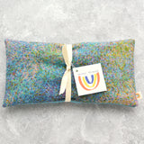 Rainbow Dust Dyed Linen Oversized Eye Pillow LIMITED EDITION