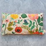 Weighted Eye Pillow in Poppy Fields Natural Canvas