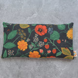 Weighted Eye Pillow in Poppy Fields Black Canvas
