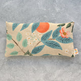 Weighted Eye Pillow in Citrus Grove Natural Canvas Botanical