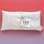 Weighted Eye Pillow in Soft Pink Floral Cotton Spring