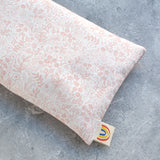 Weighted Eye Pillow in Soft Pink Floral Cotton Spring